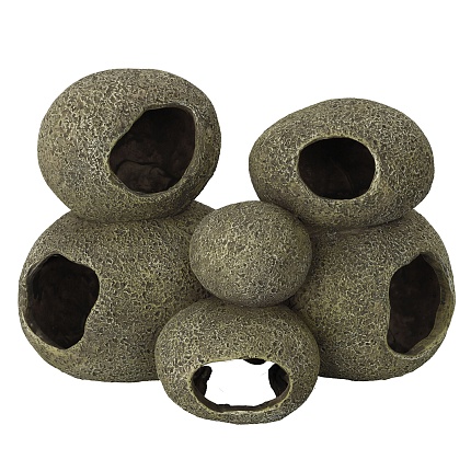Укрытие для рептилий "Камень Rock Cave 3", 21.5x15x13.5см от магазина ExoLife