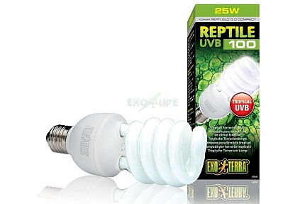 Лампа Reptile UVB100 former UVB5.0 Compact, 25W от магазина ExoLife