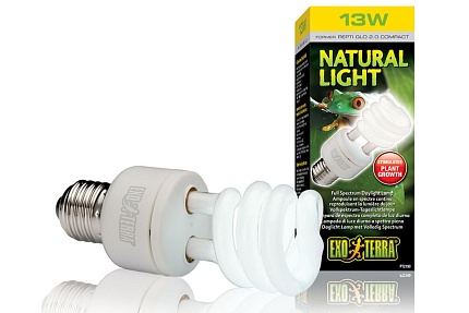 Лампа Reptile Natural Light former UVB2.0 Compact, 13W от магазина ExoLife