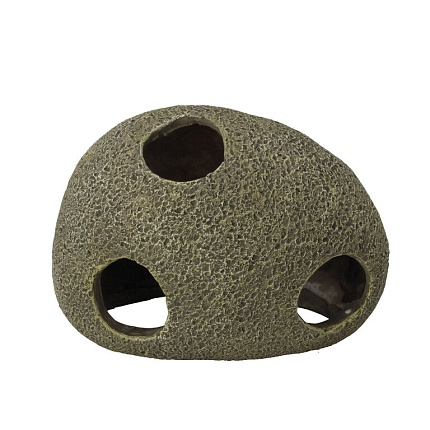 Укрытие для аквариума "Камень Rock Cave 1", серый, 14x9.5x10см от магазина ExoLife