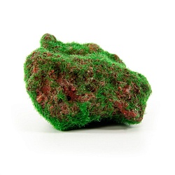 Декоративный камень со мхом для террариума "Moss Stone", 8.5x6.5x4см