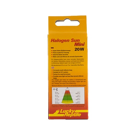 Лампа галогеновая "Halogen Sun Mini, E27", 20 Вт от магазина ExoLife
