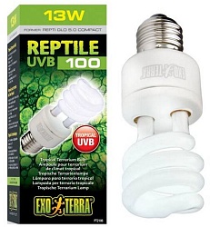Лампа Reptile UVB100 former UVB5.0 Compact, 13W