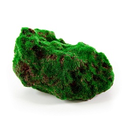 Декоративный камень с мхом для террариума "Moss Stone", 14x10.5x8см