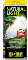 Лампа Reptile Natural Light former UVB2.0 Compact, 25W