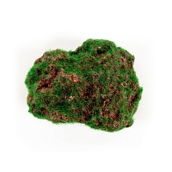 Декоративный камень со мхом для террариума "Moss Stone", 8.5x6.5x4см