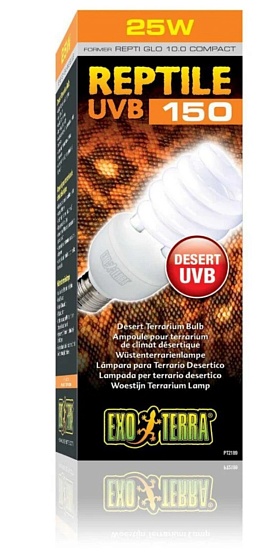Лампа Reptile UVB150 former UVB10.0 Compact, 25W от магазина ExoLife