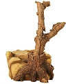 Декорация для террариумов "Cave with branch", 25х17х27см